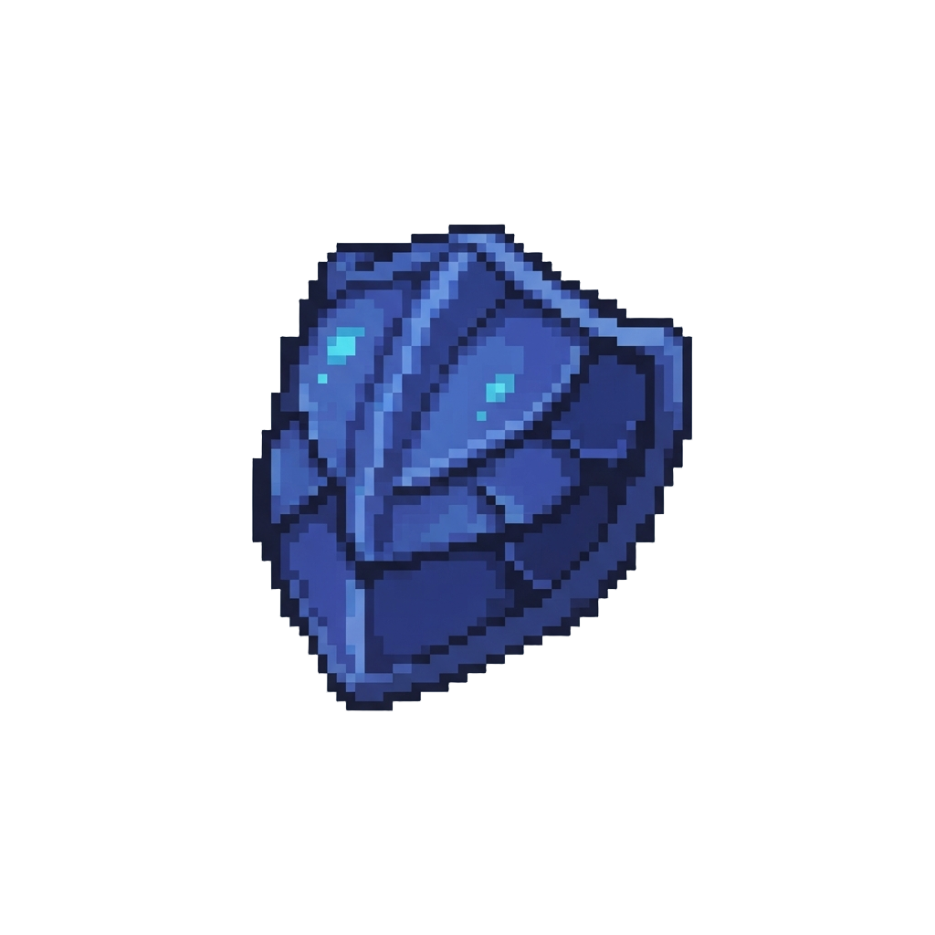 Iridescent Sapphire-blue Scales