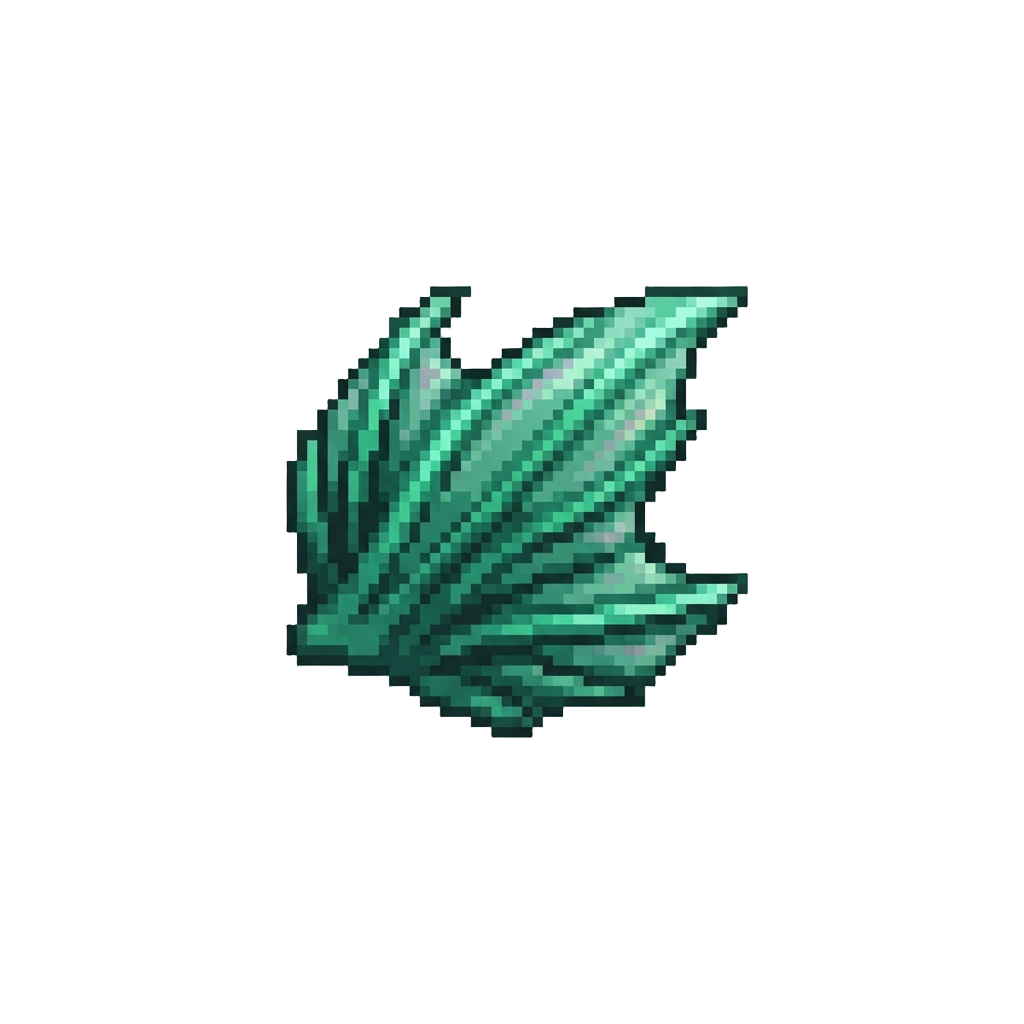 Emerald-green Iridescent Fins