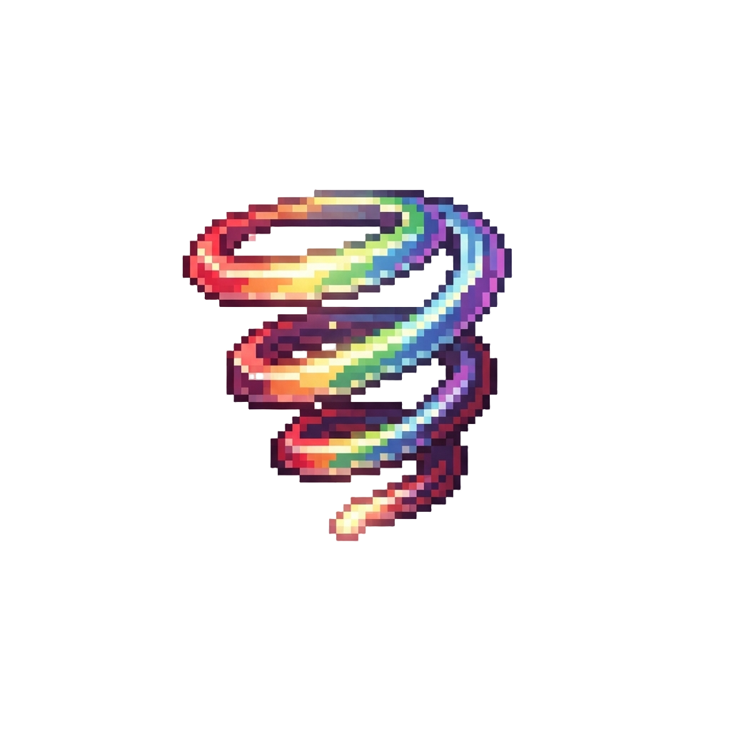 Rainbow Chrome Light Trail