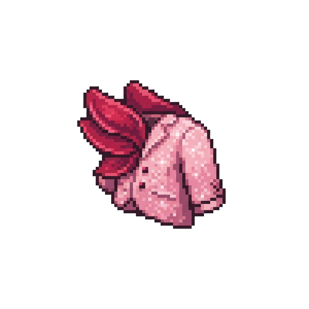 Rose Petal Wings and Soft Pink Glitter Suit