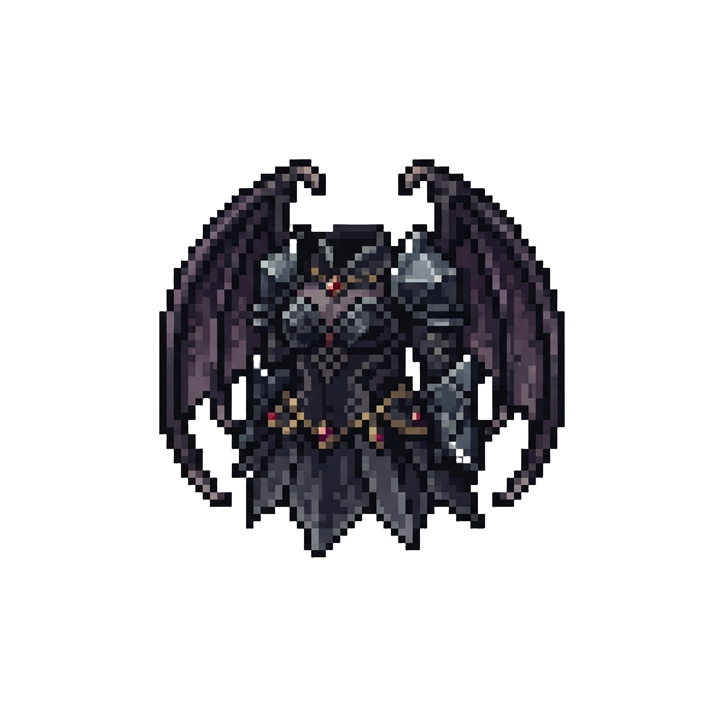 Shadow Dragon Wings and Obsidian Dark Fairy Suit