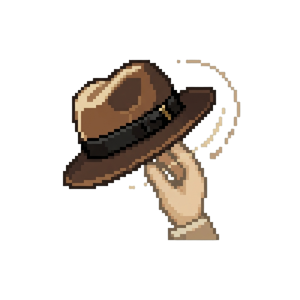 A Stylish Fedora Toss and Catch