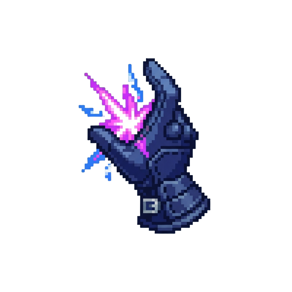A Dynamic Single-glove Gesture with Neon Flash