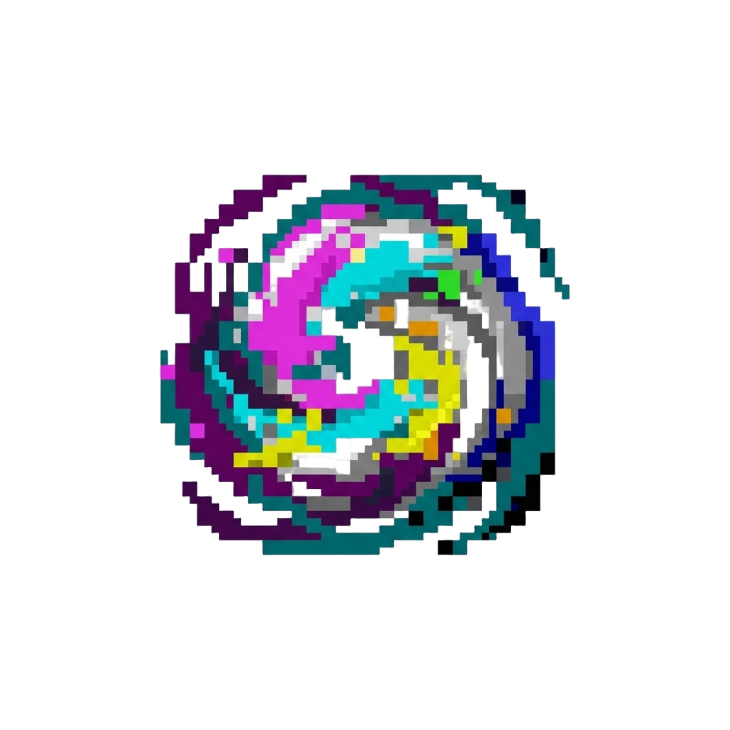 A Swirling Cloud of Static Glitch Distortion