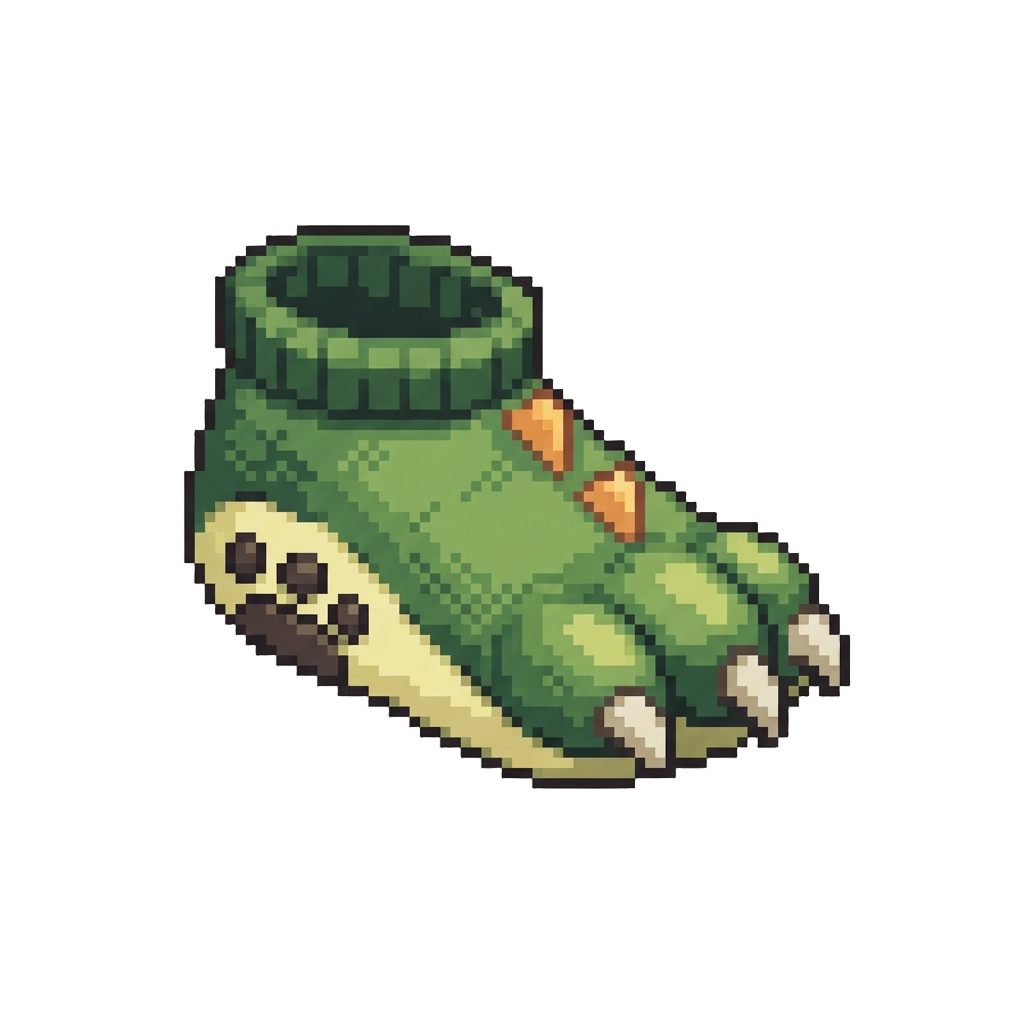 Dinosaur-foot Slippers That Stomp Loudly