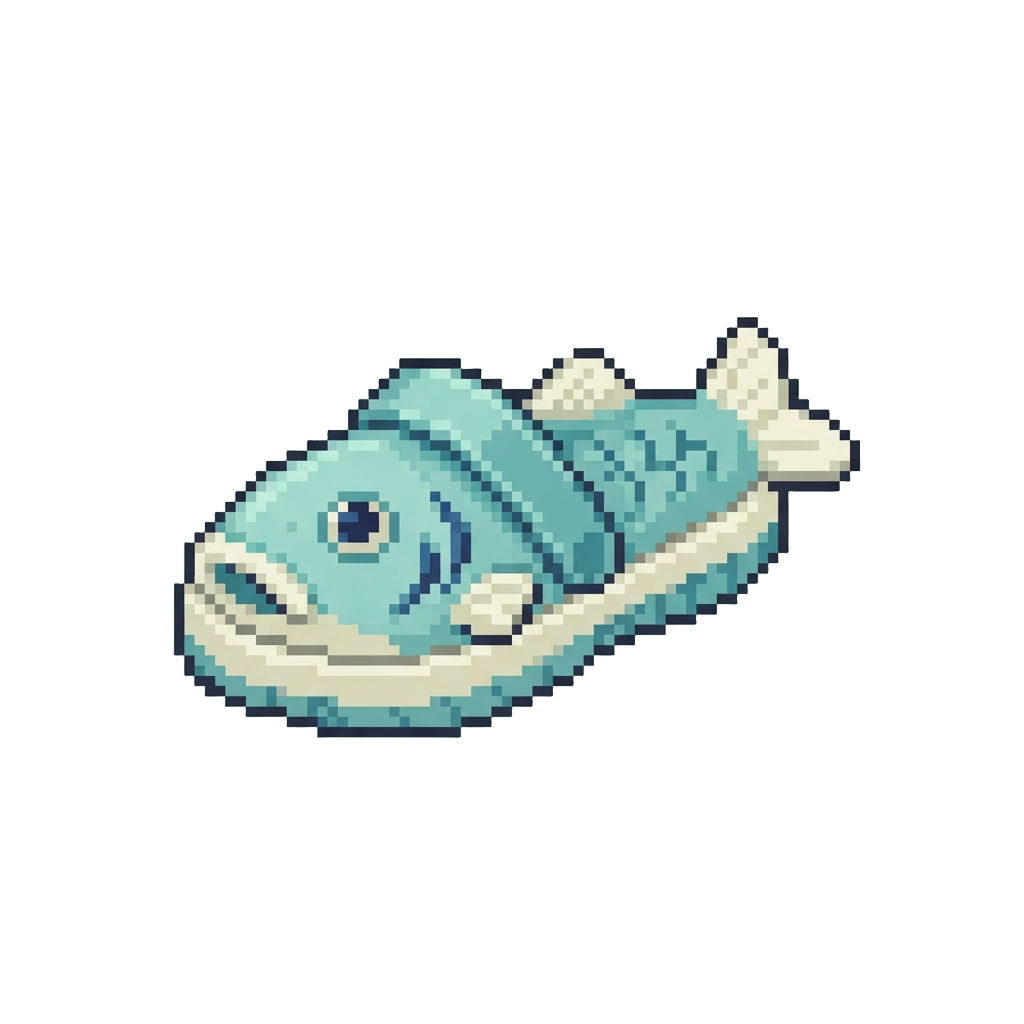 Floppy Fish-shaped Rubber Slides