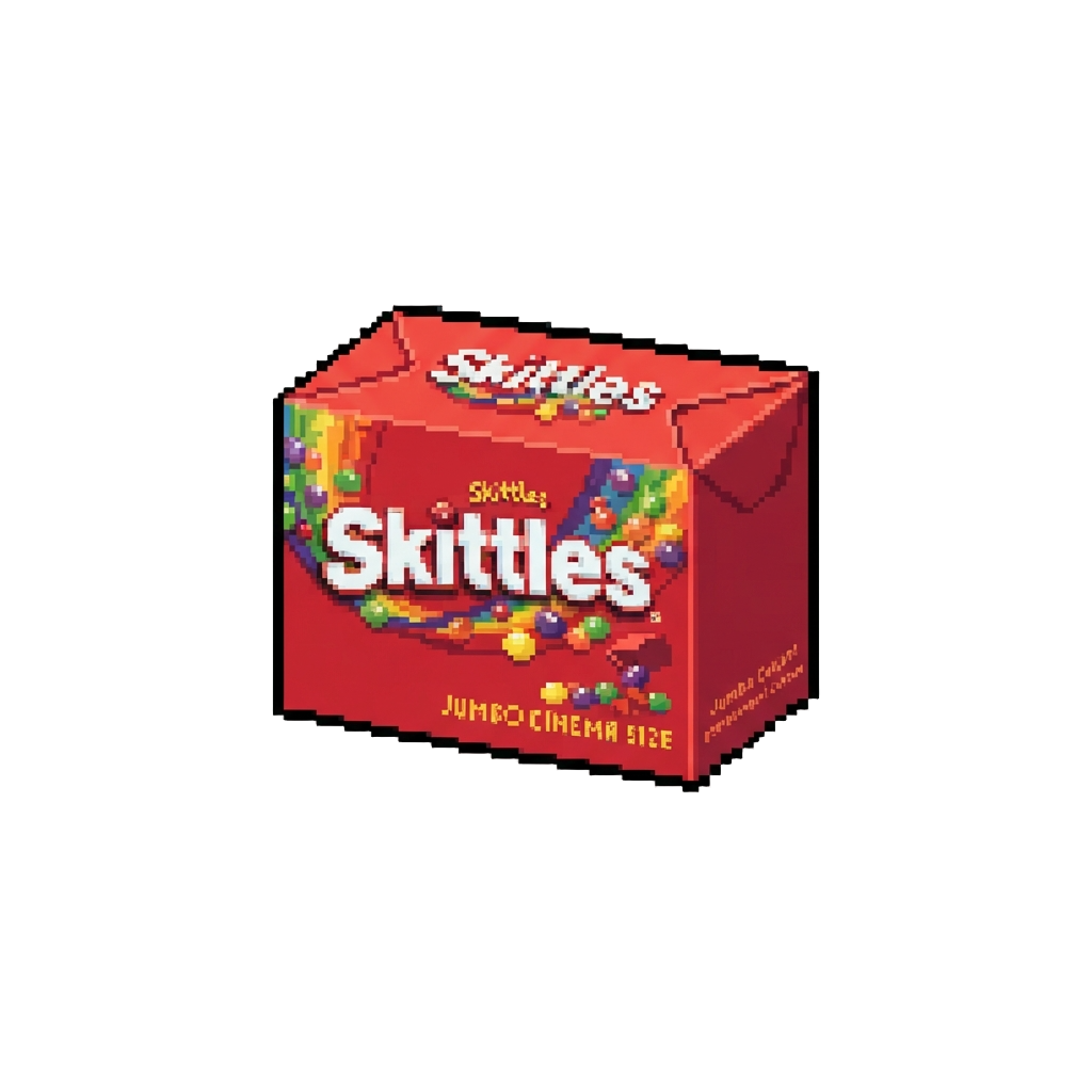 Jumbo Cinema Size Skittles Box
