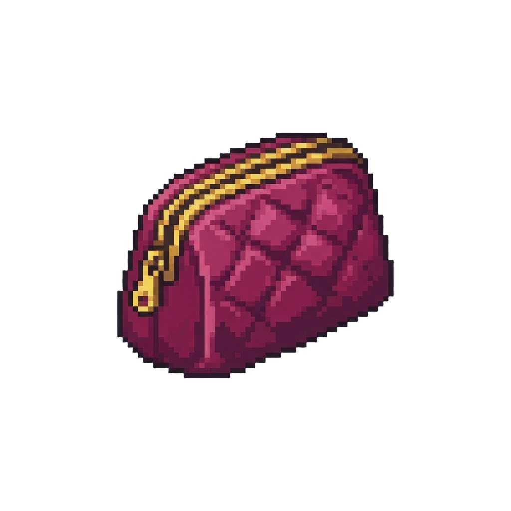 A Plush Velvet Makeup Vanity Pouch