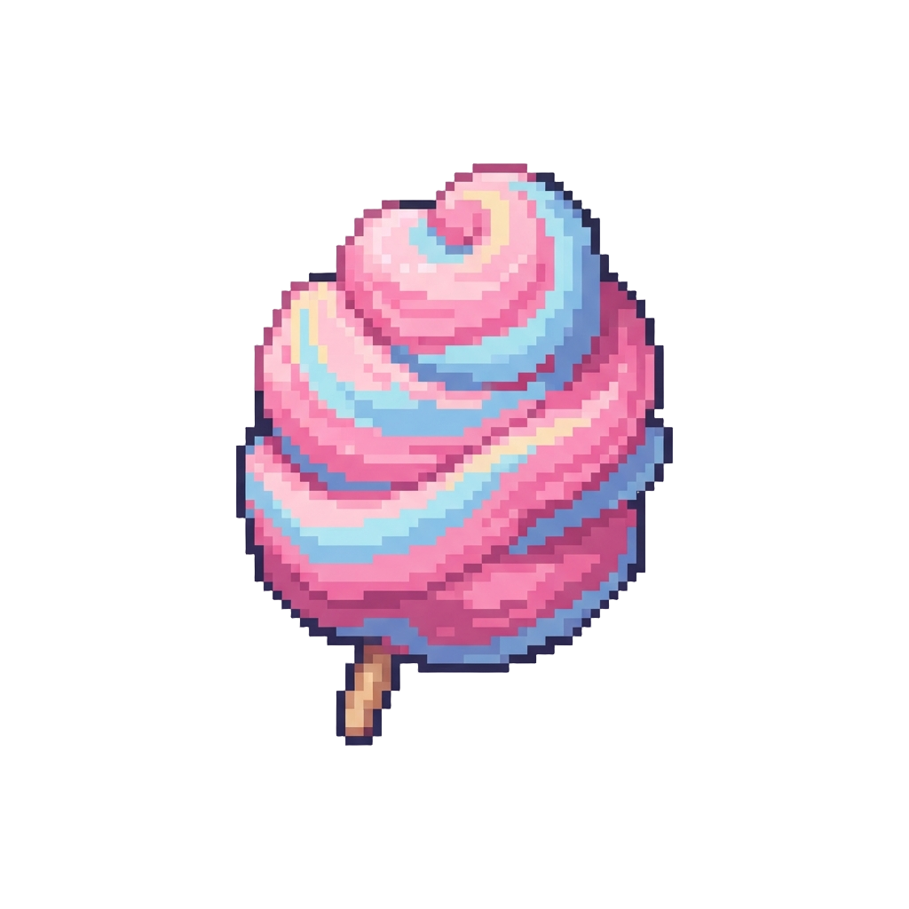 A Swirling Cotton Candy Cloud
