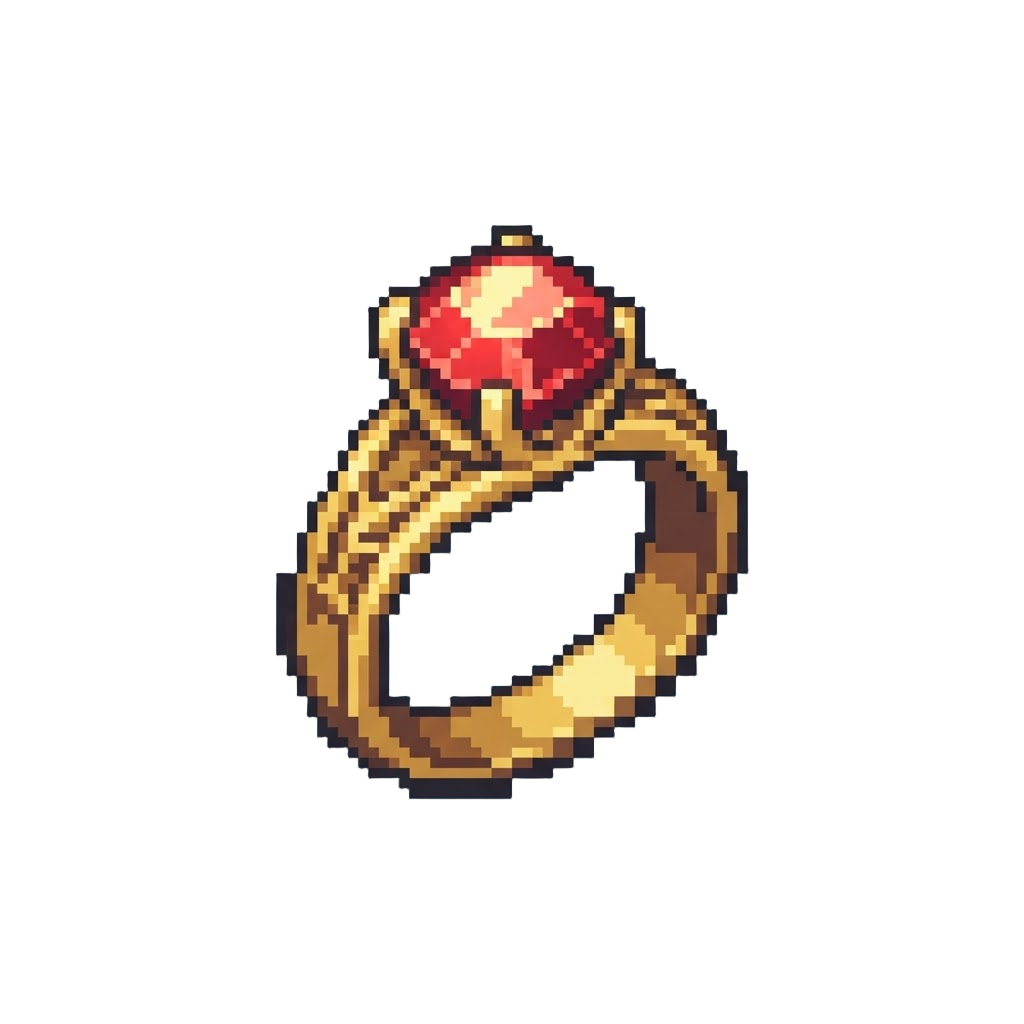 A Glowing Ruby Ring
