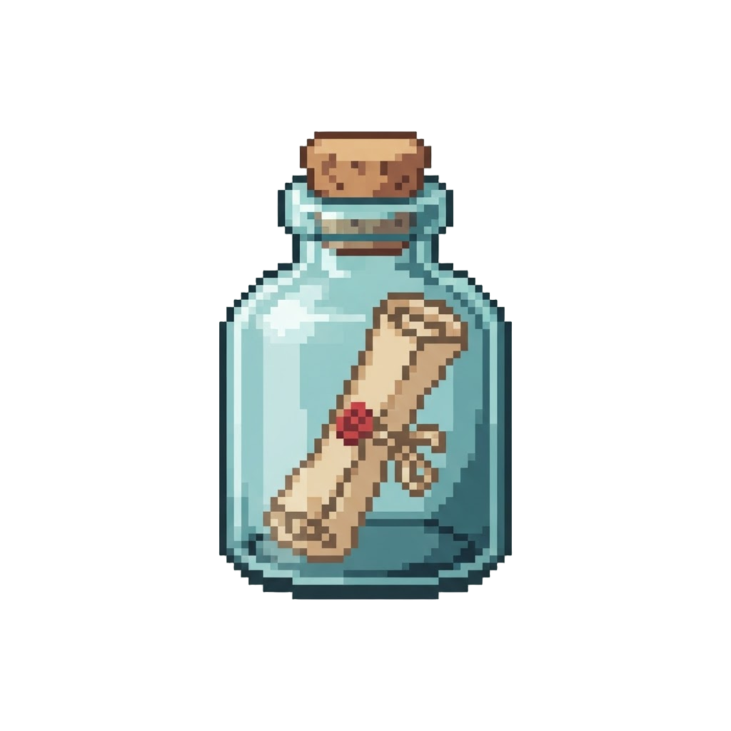 A Cute Message in a Bottle