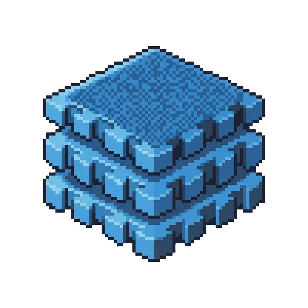 A Stack of Foam Construction Pads