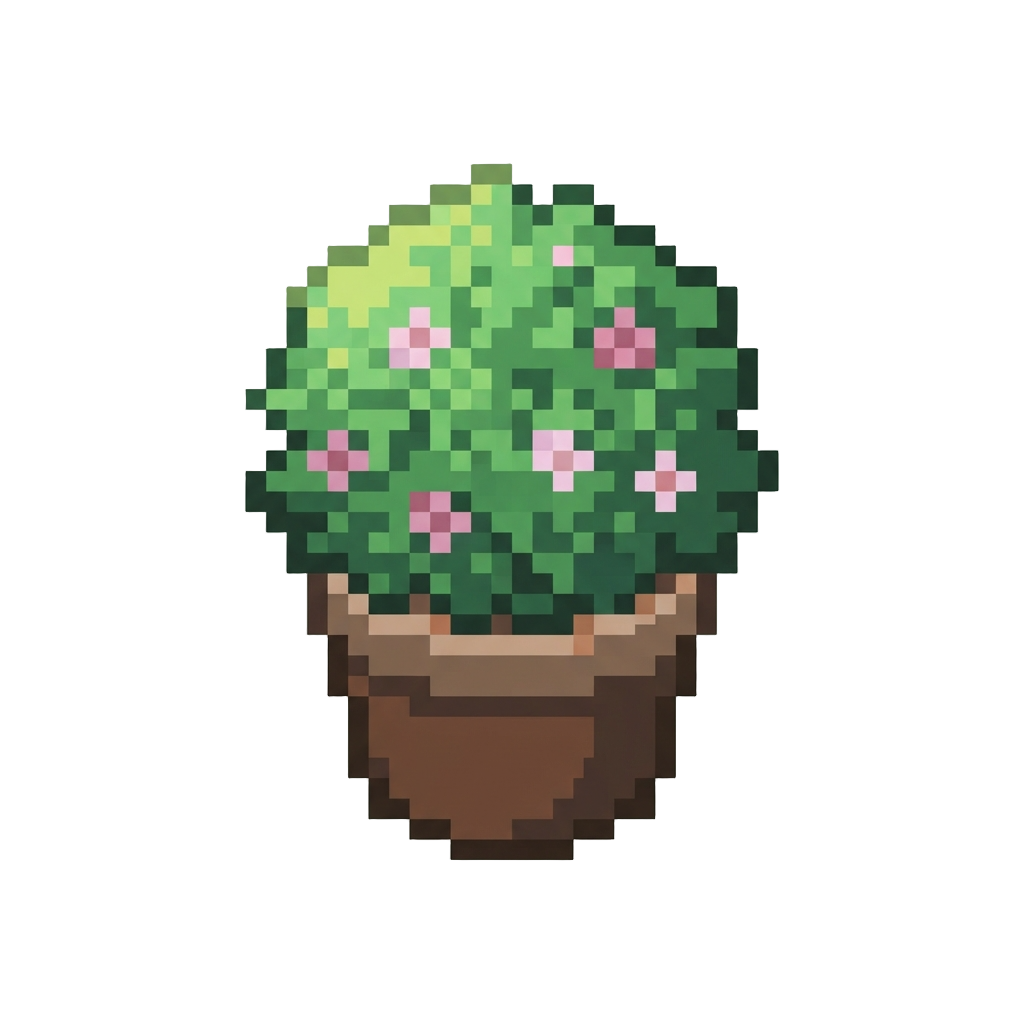 A Soft Rooftop Garden Bush