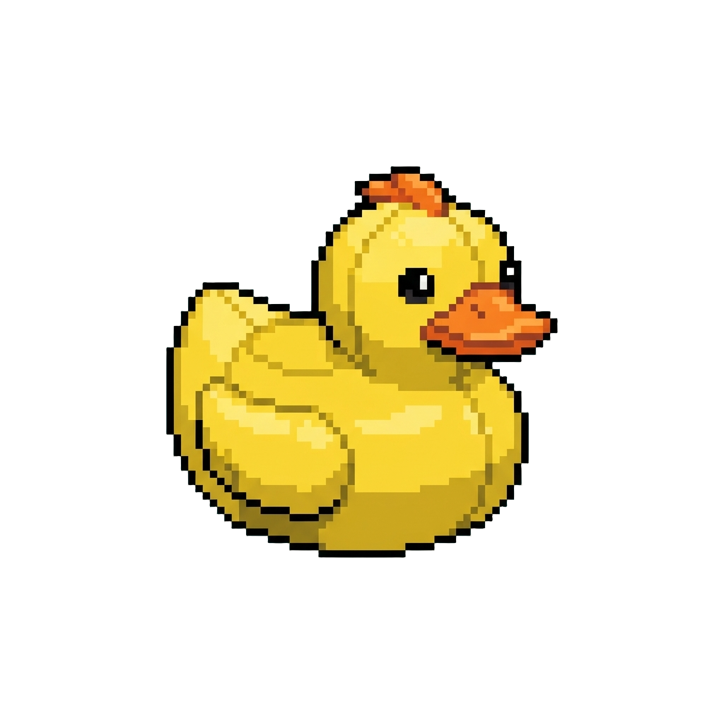 A Giant Inflatable Rooftop Rubber Duck