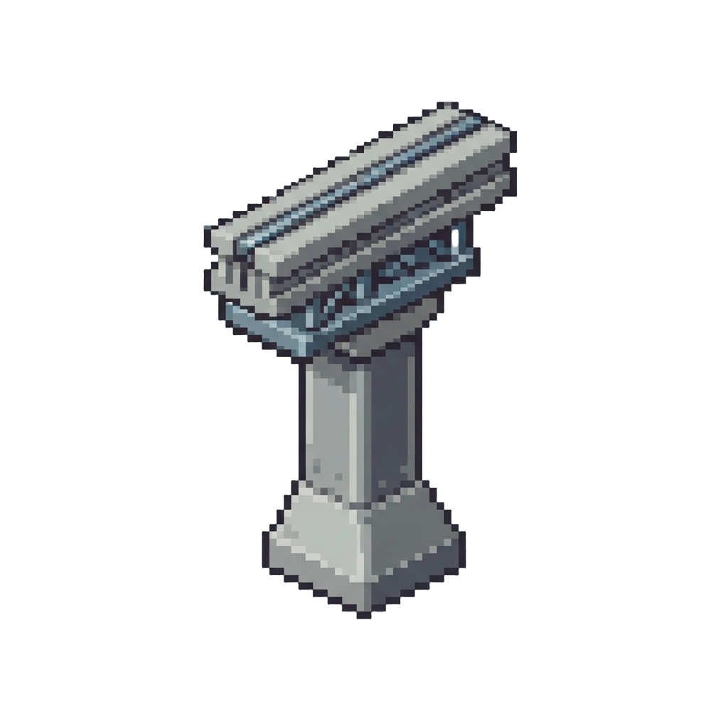 A Monorail Track Pillar