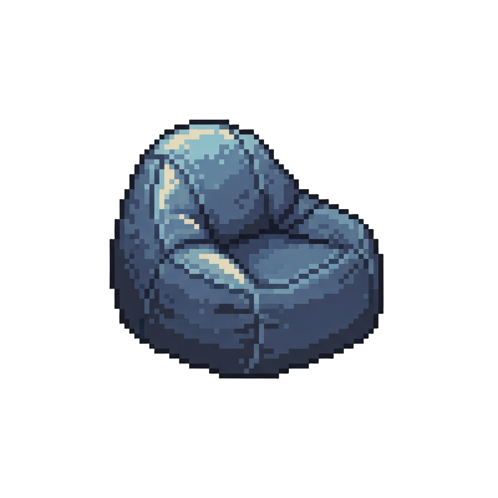 A Cozy Rooftop Beanbag Chair