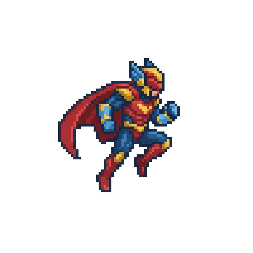 A Towering Upward Sling Into a Superhero Landing