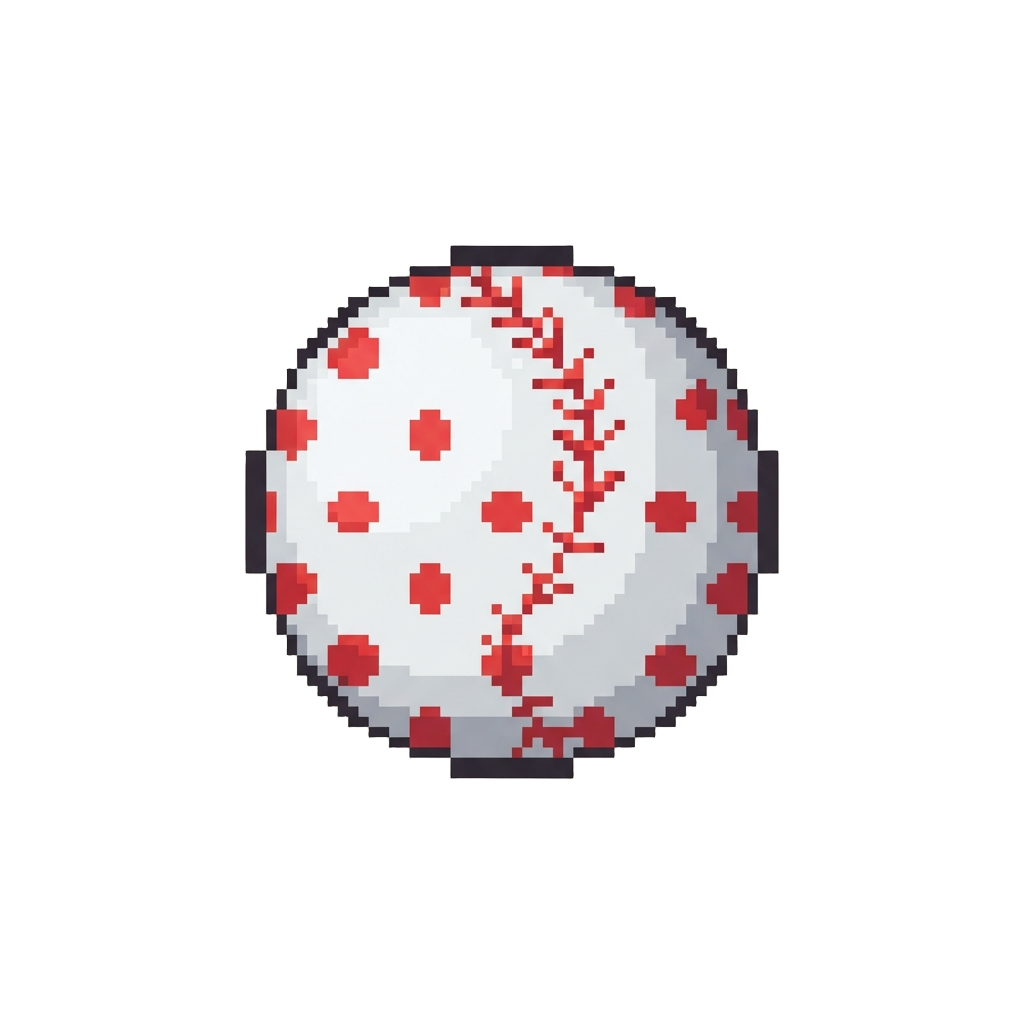A Polka-dot Toy Baseball