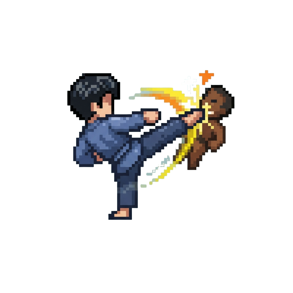 A Spinning Wheel Kick to the Jaw