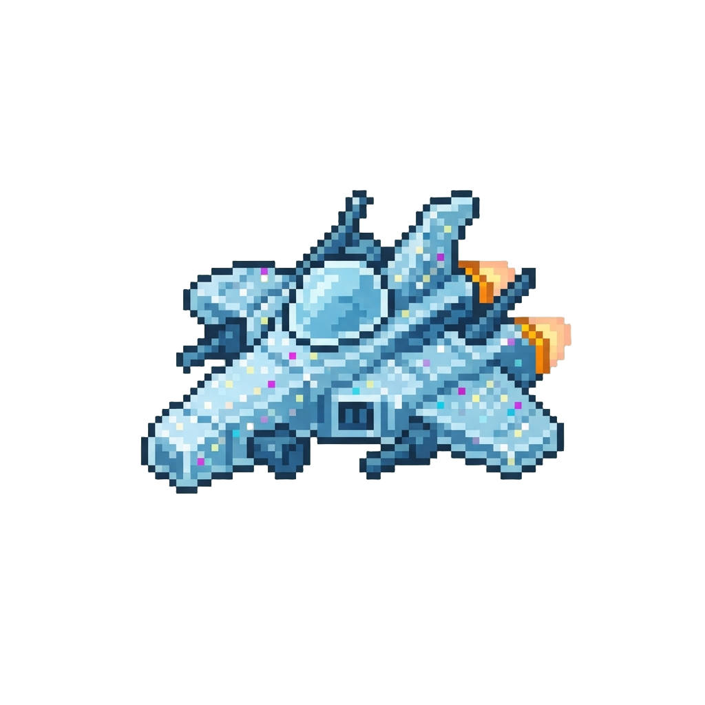 A Crystal-clear Glitter Mini Toy Version of @image1