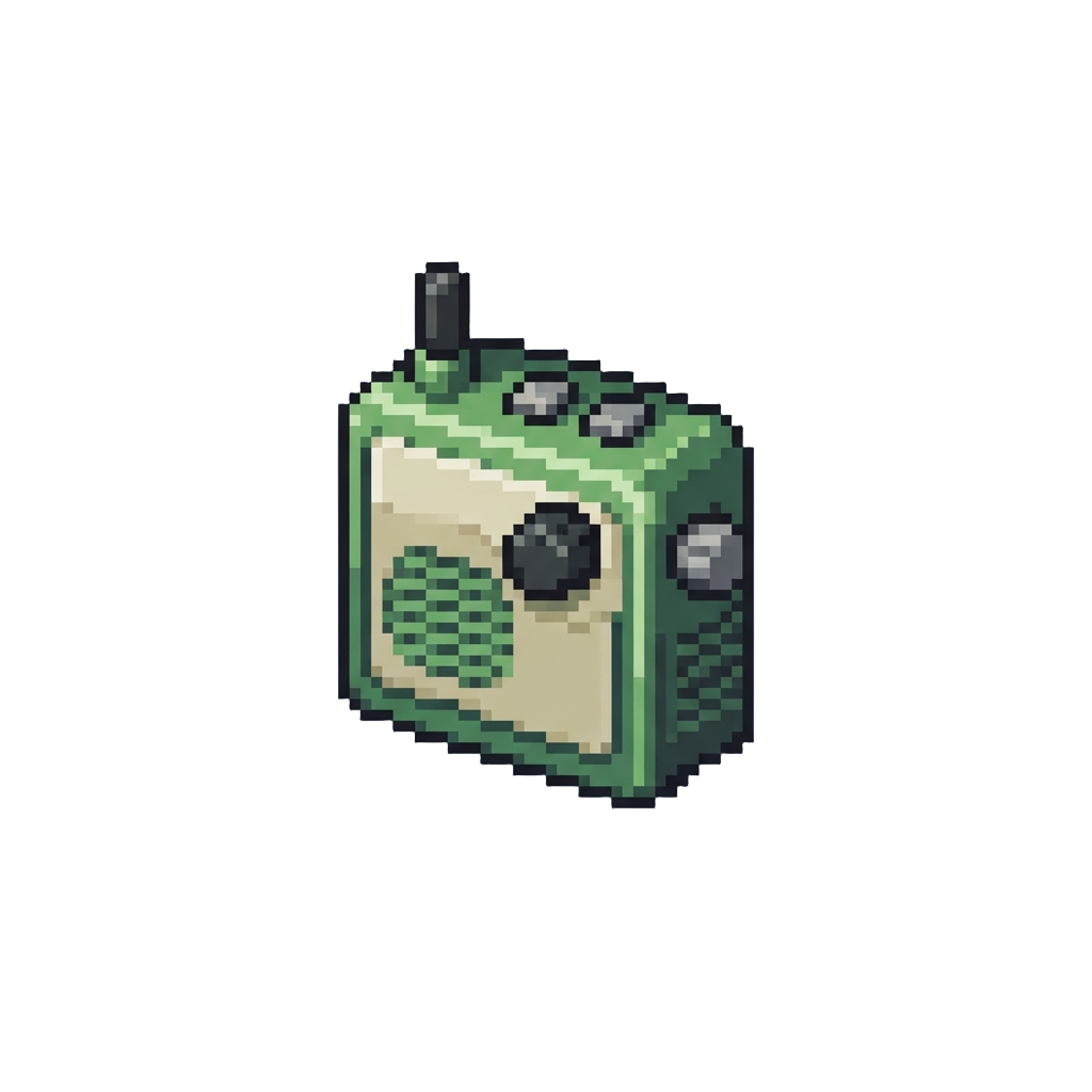 A Tiny Retro 8-bit Style Mini Toy Version of @image1