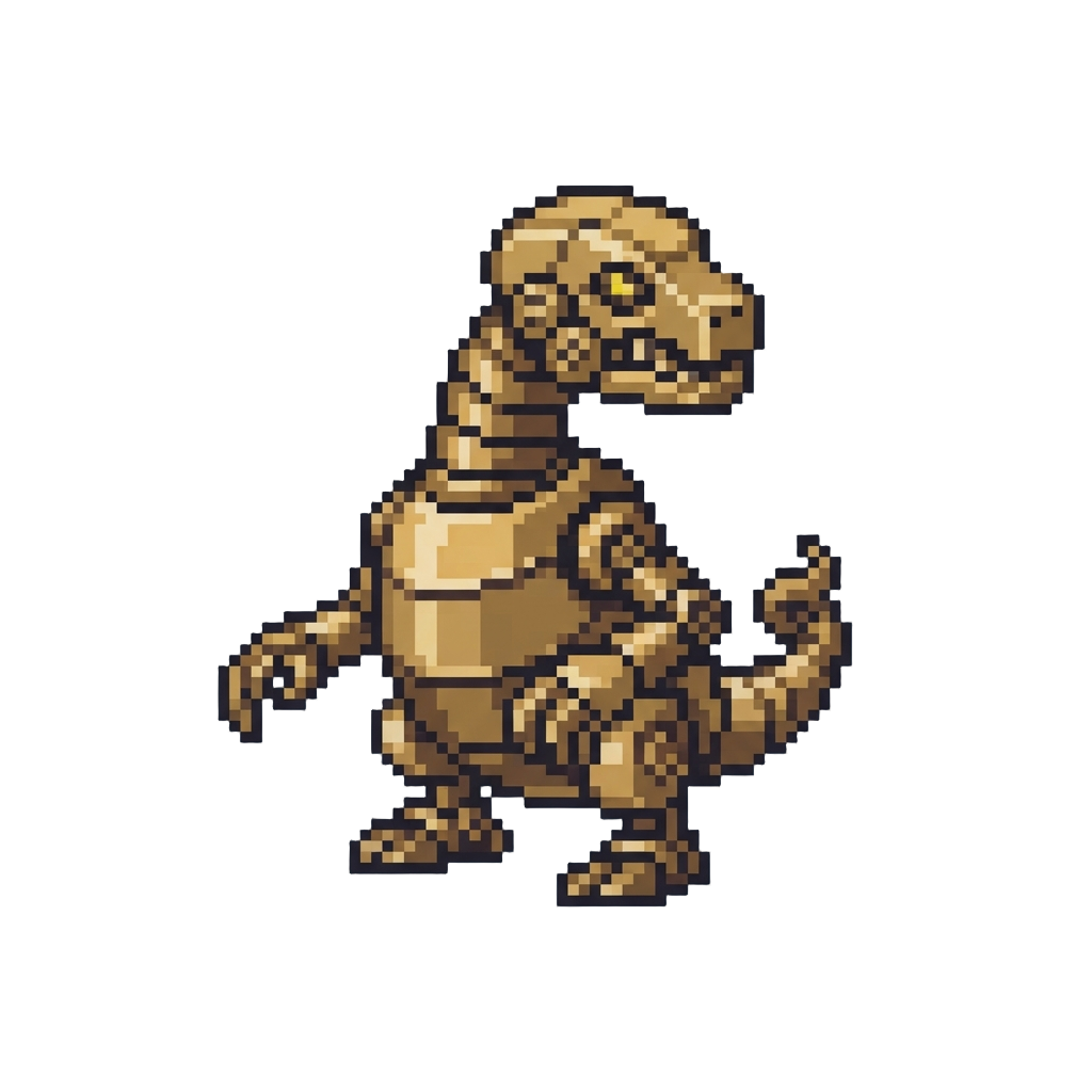 A Polished Brass Mini Toy Version of @image1