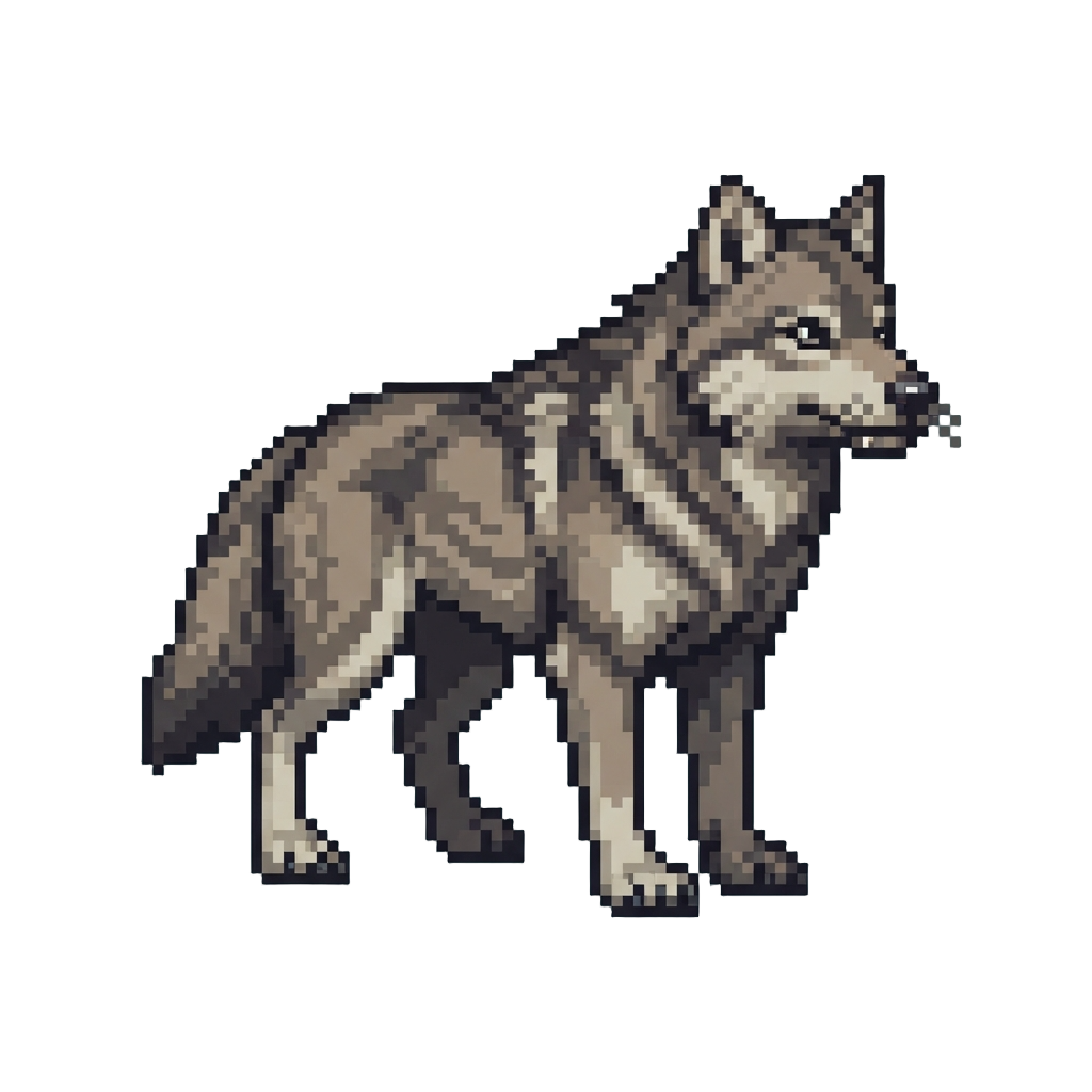 A Towering Timber Wolf