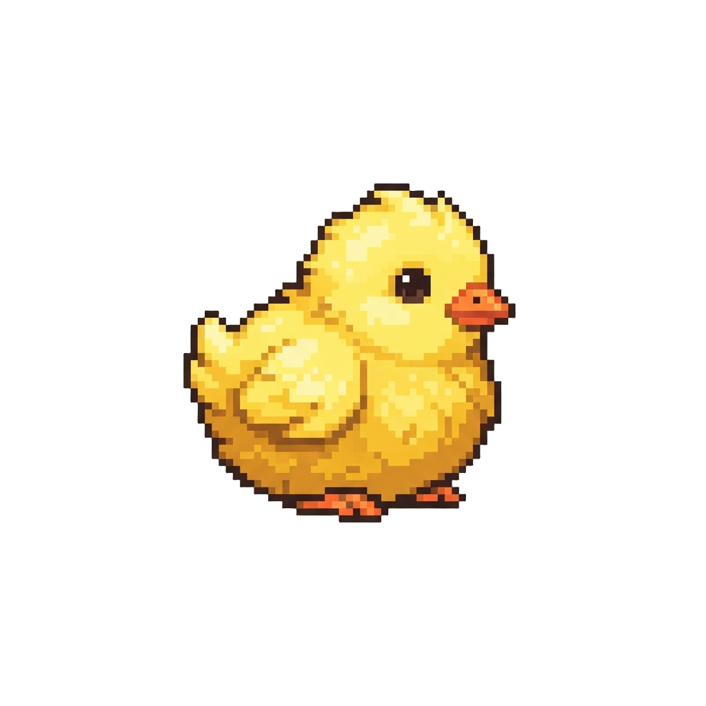 A Fluffy Baby Chick