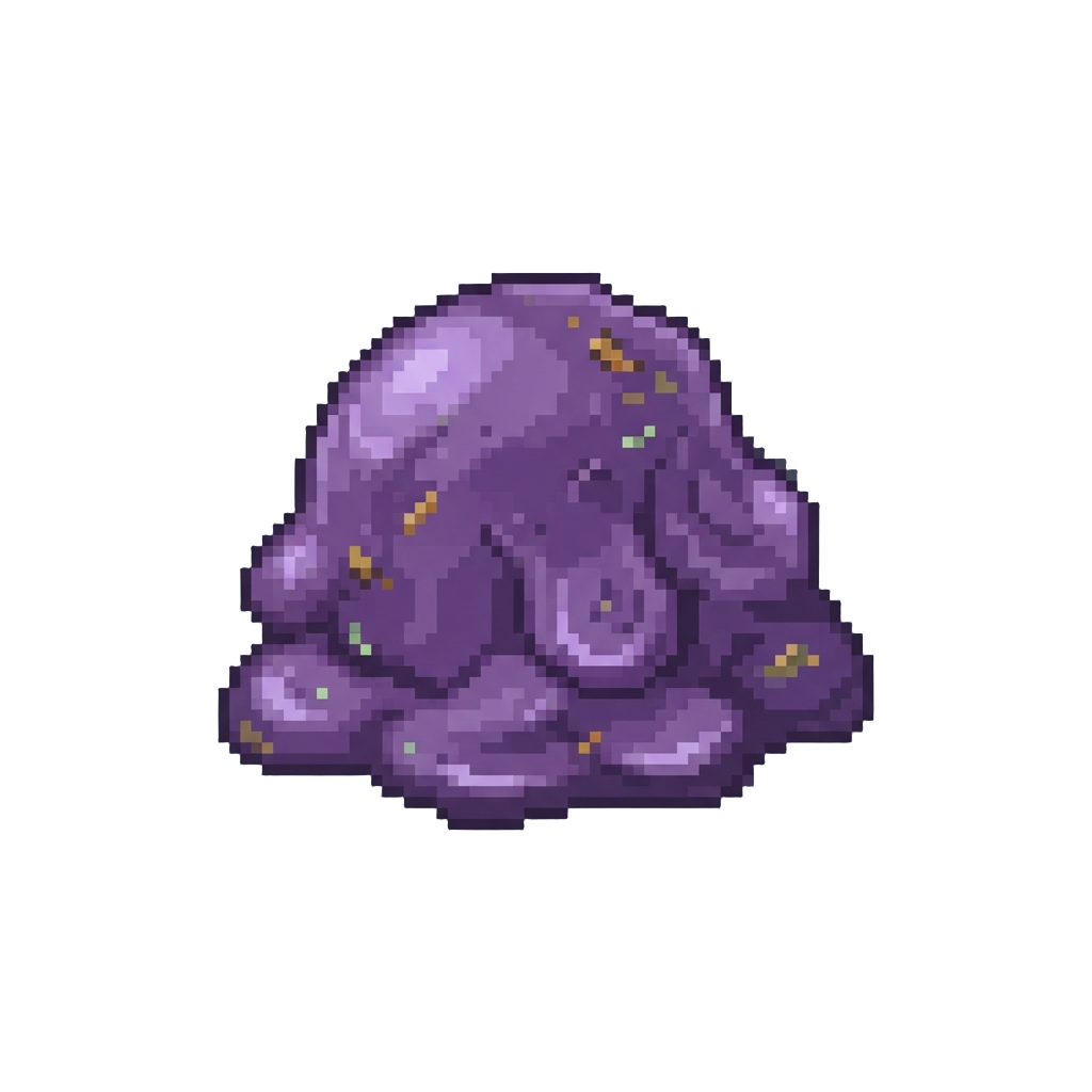 A Clump of Purple Sewer Slime