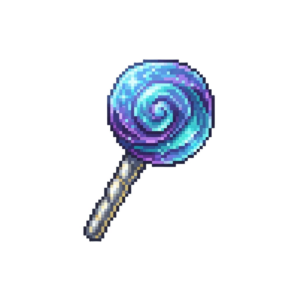 A Sparkling Magical Spectral Lollipop