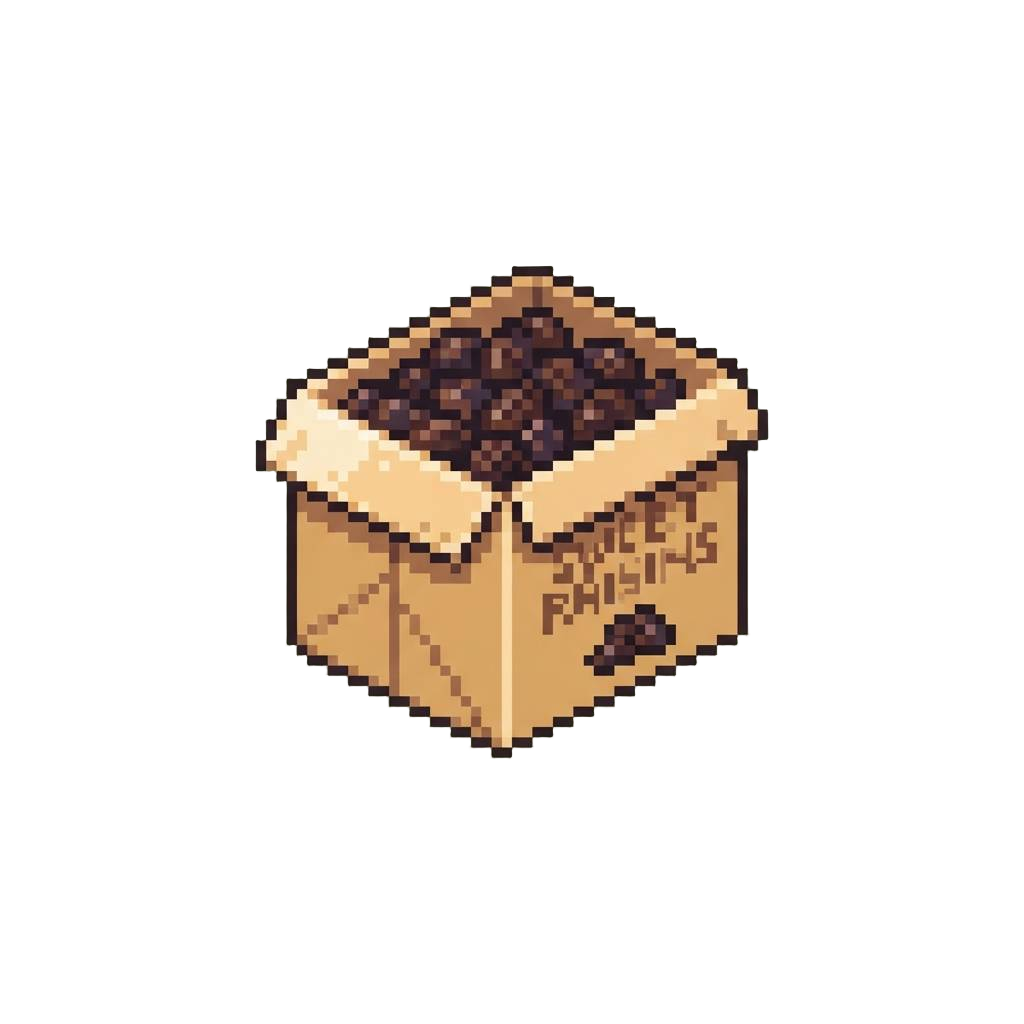 A Tiny Box of Sweet Raisins