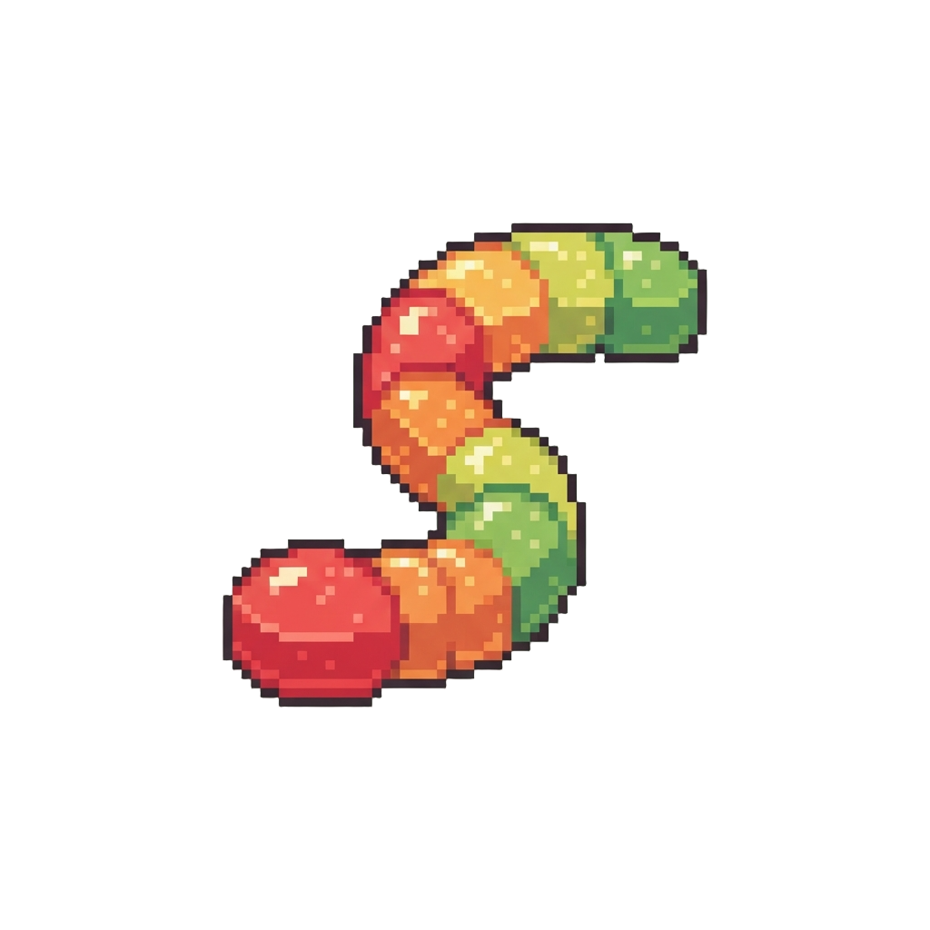 A Sour Gummy Worm Treat