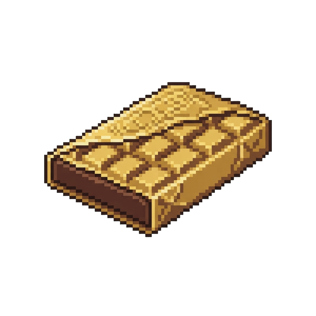 A Massive Giant Gold-wrapped Chocolate Bar