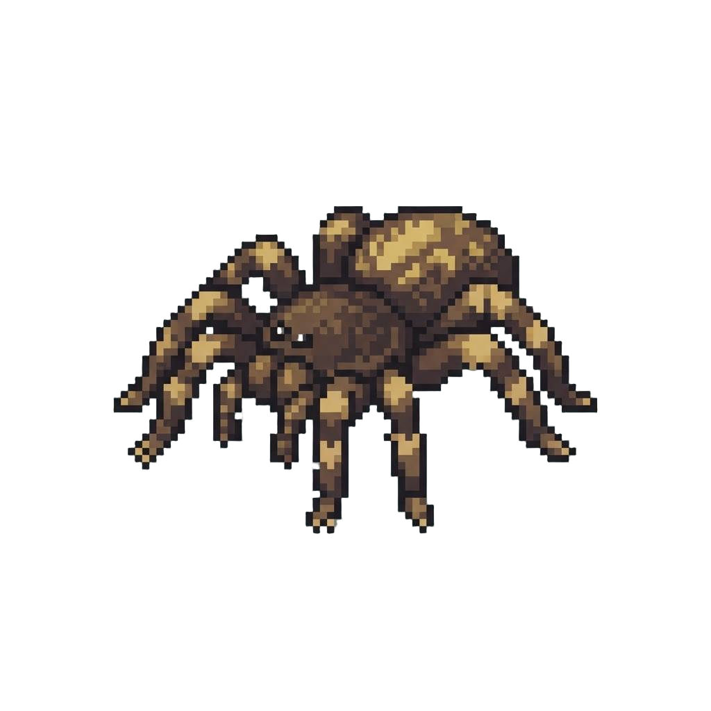 A Single Giant Fake Hairy Spider