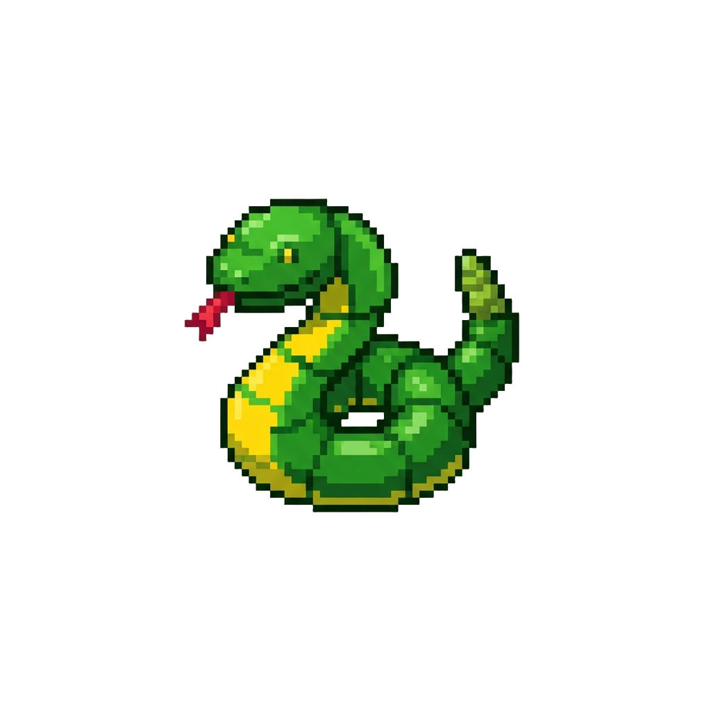A Wriggling Rubber Toy Snake