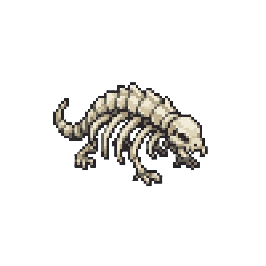 A Scuttling Spine-beast Crawling with Clicking Skeletal Ribs