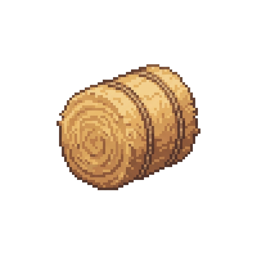 A Rolling Hay Bale