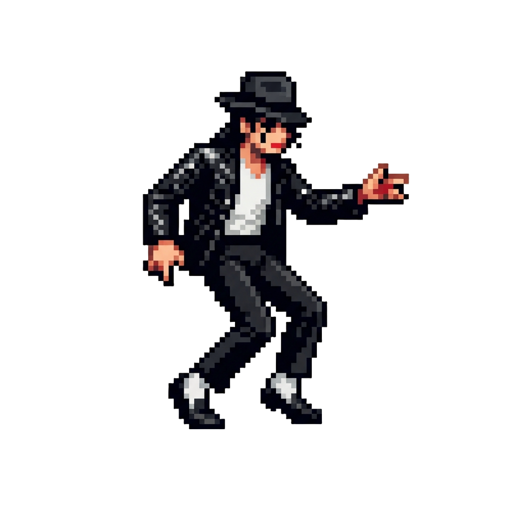 Michael Jackson Moonwalking Across the Driveway
