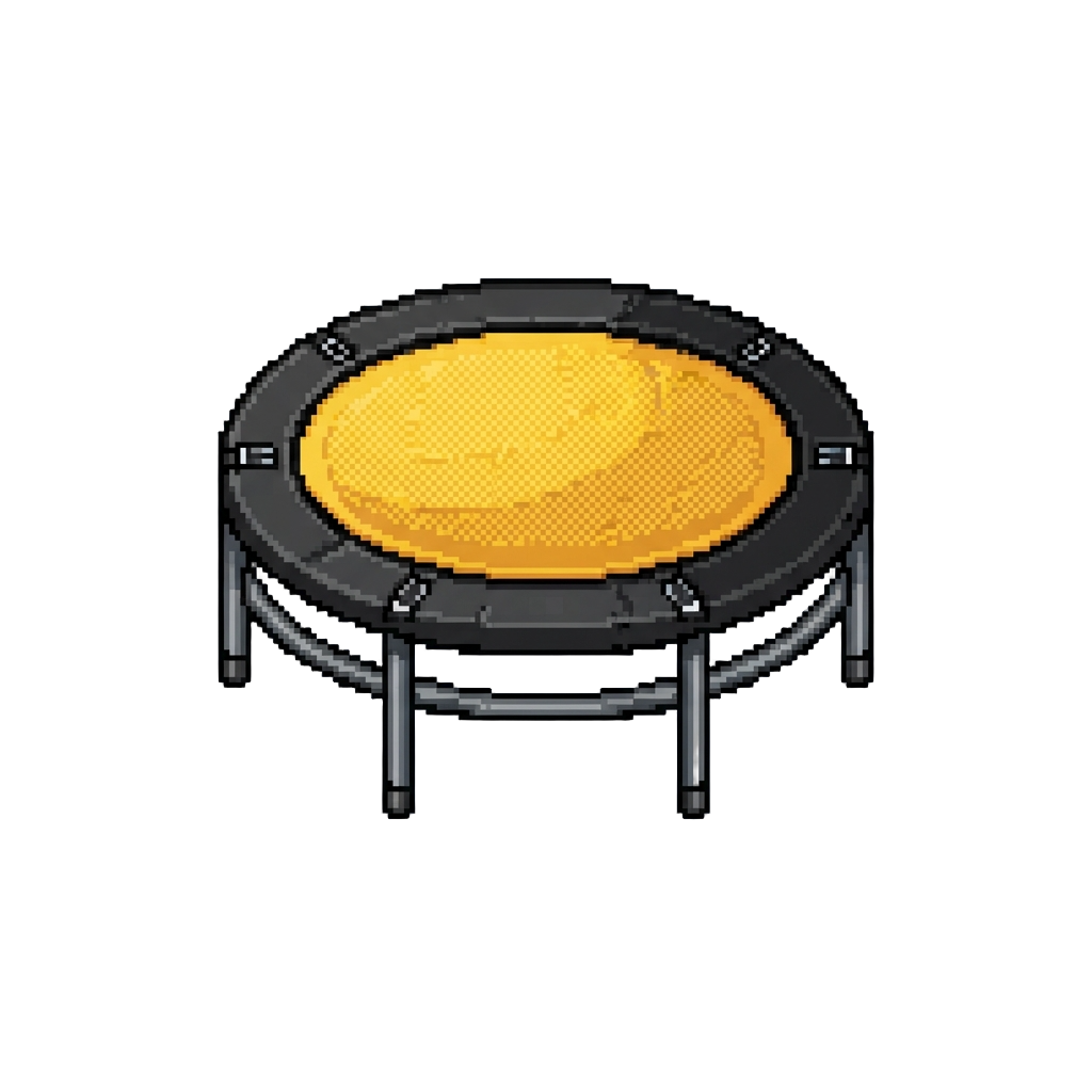 A Yellow Trampoline