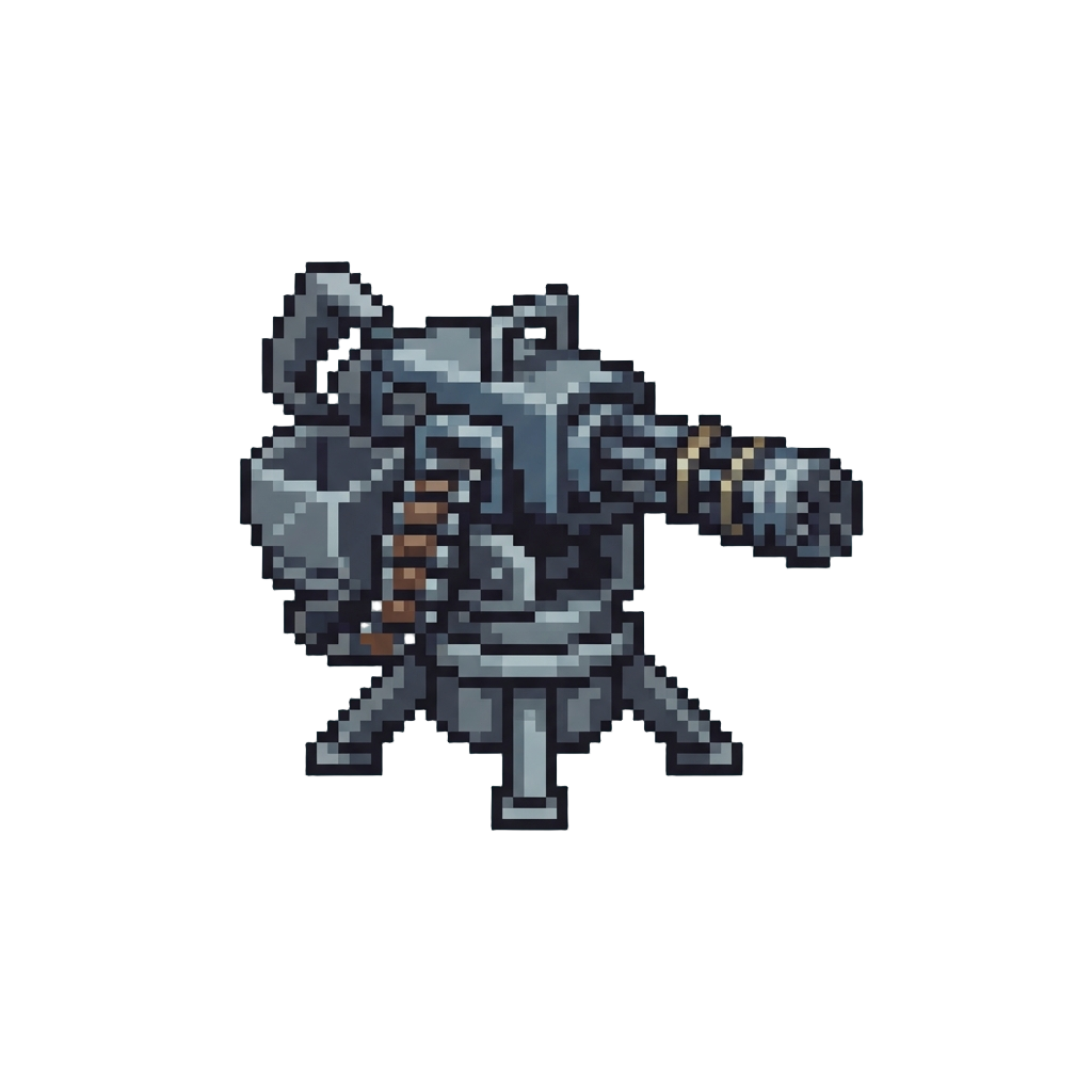 A Heavy Mini-gun Turret