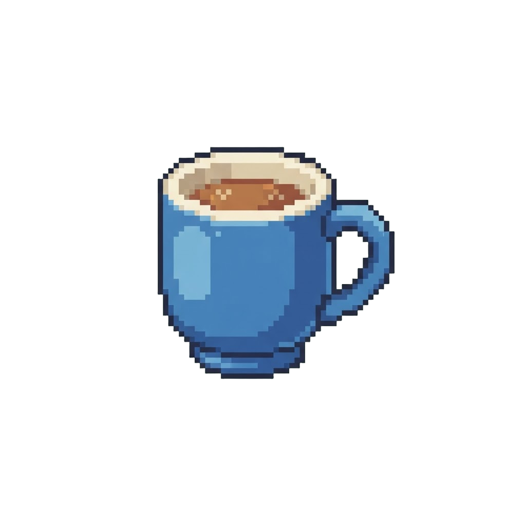 A Cozy Blue Tea Mug