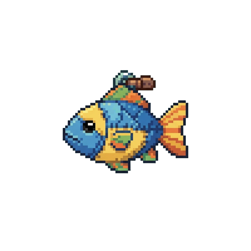 A Floppy Fish Back Bling