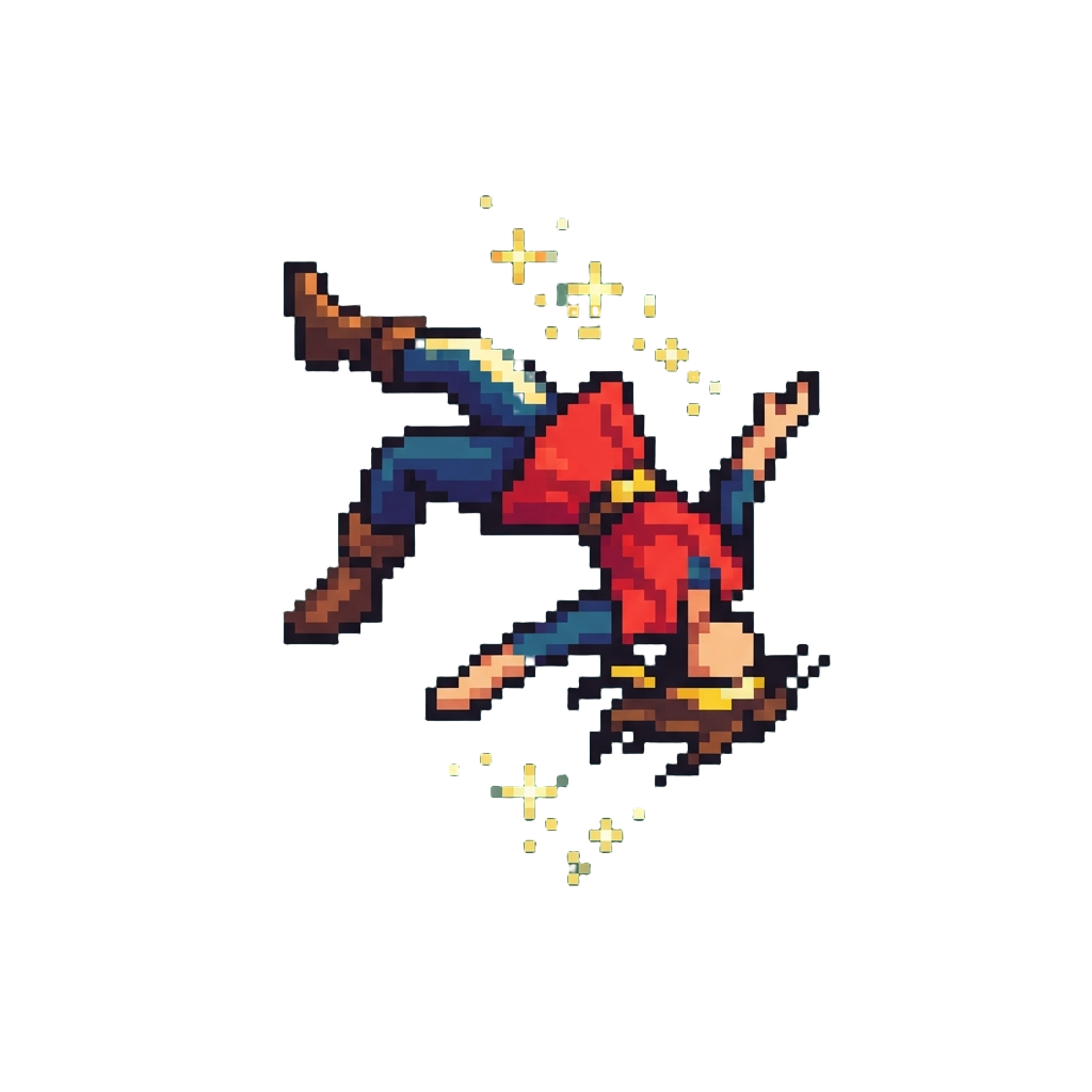 A Flashy Backflip Dance