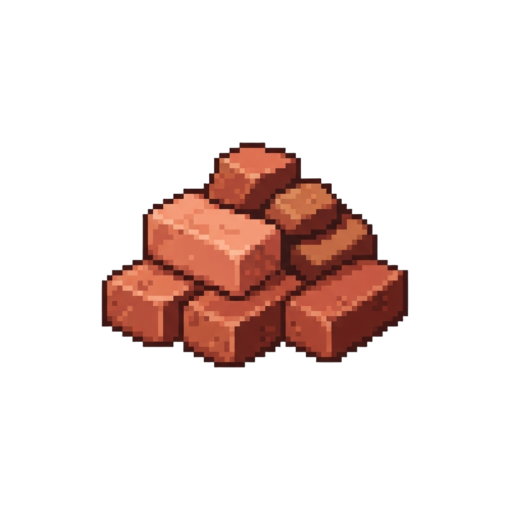 A Pile of Brick Materials