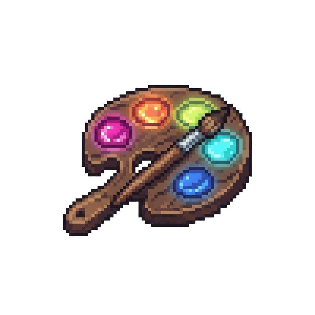 A Glowing Palette of Living Pigments