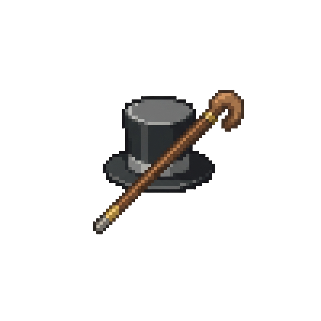A Classic Cane-and-top-hat Tilt