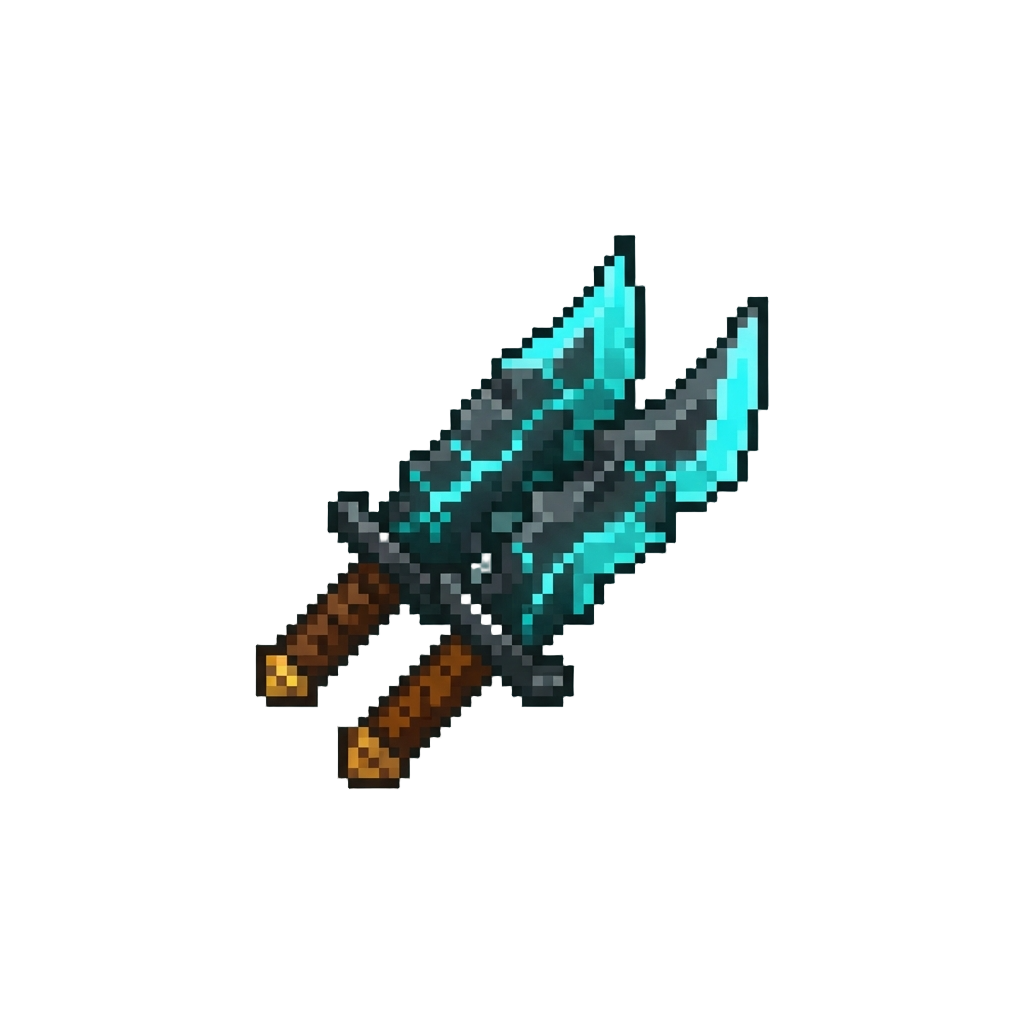 Glowing Obsidian Daggers