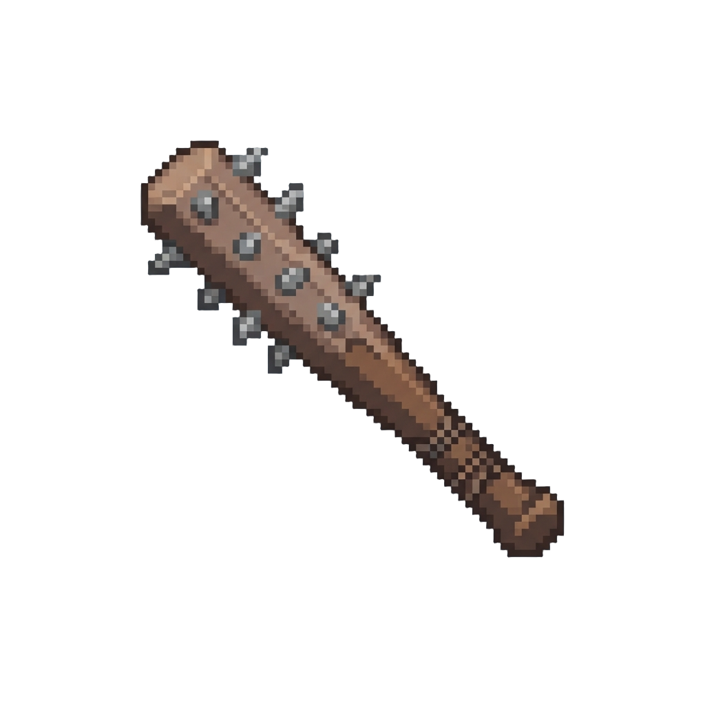 Spiked Wooden Clubs