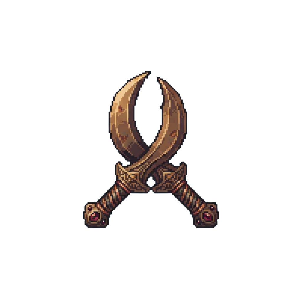 Curved Bronze Ceremonial Blades
