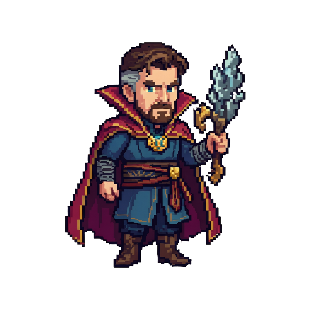 Doctor Strange in an Ornate Levitation Cloak